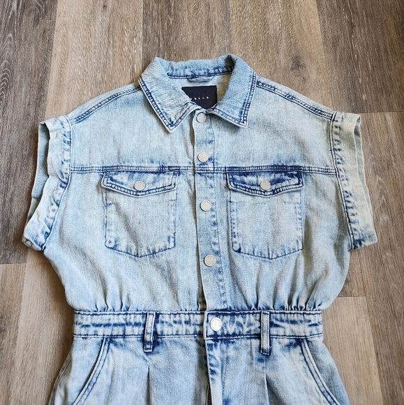 BLANK NYC DENIM ROMPER - Picture 4 of 14
